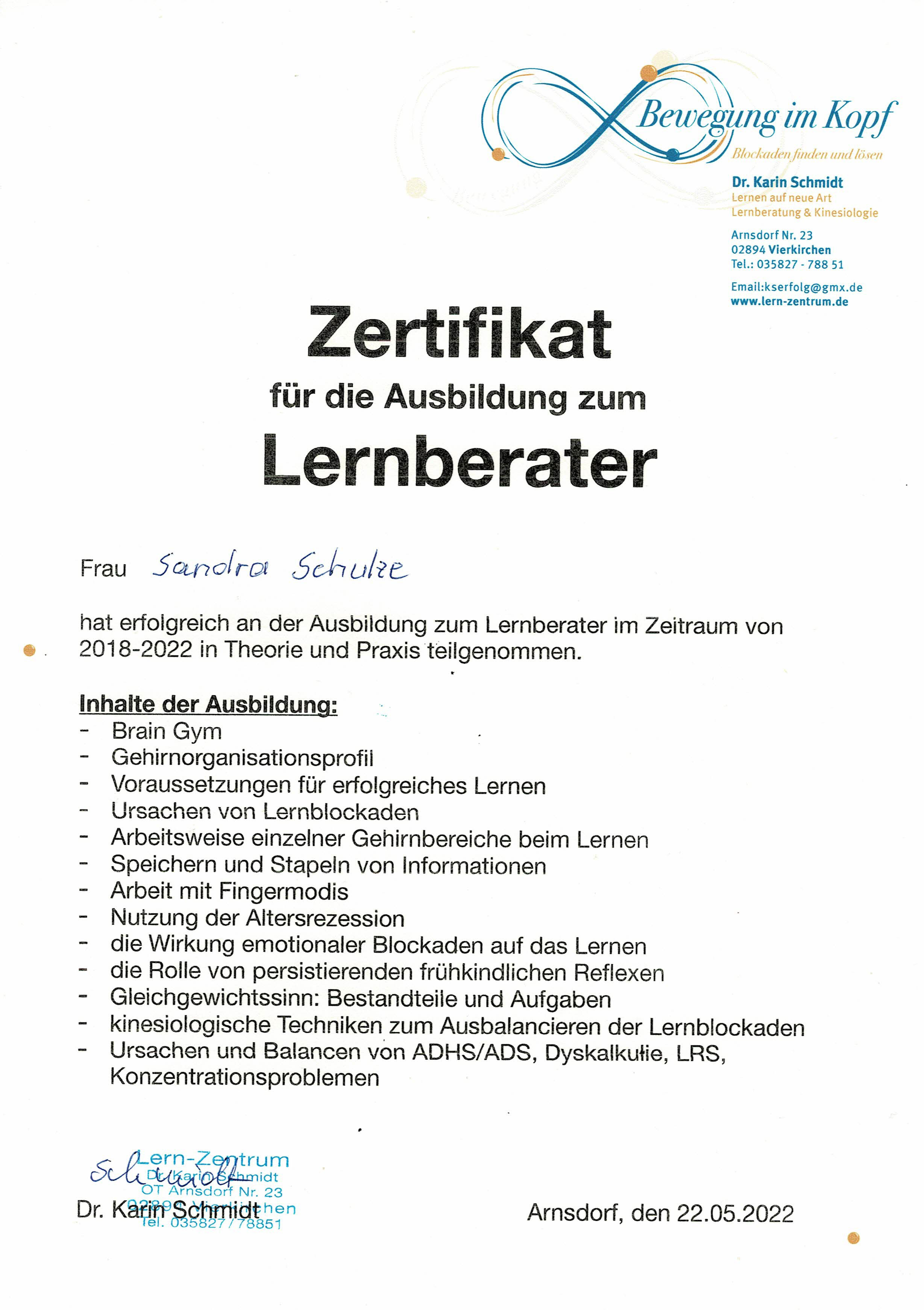 Lernberaterzertifikat